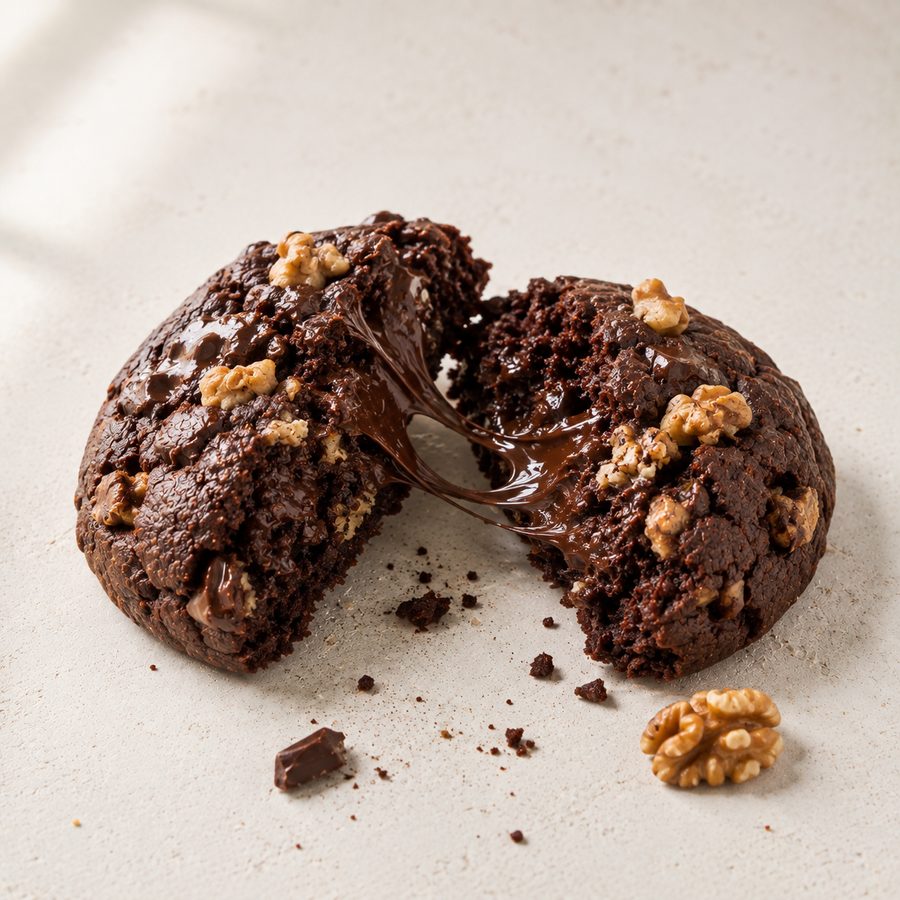 Chunk's Pick, double chocolate walnut